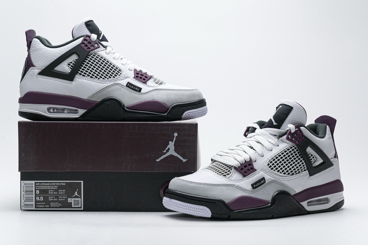 OG Jordan 4 Retro PSG Paris Saint-Germain, CZ5624-100