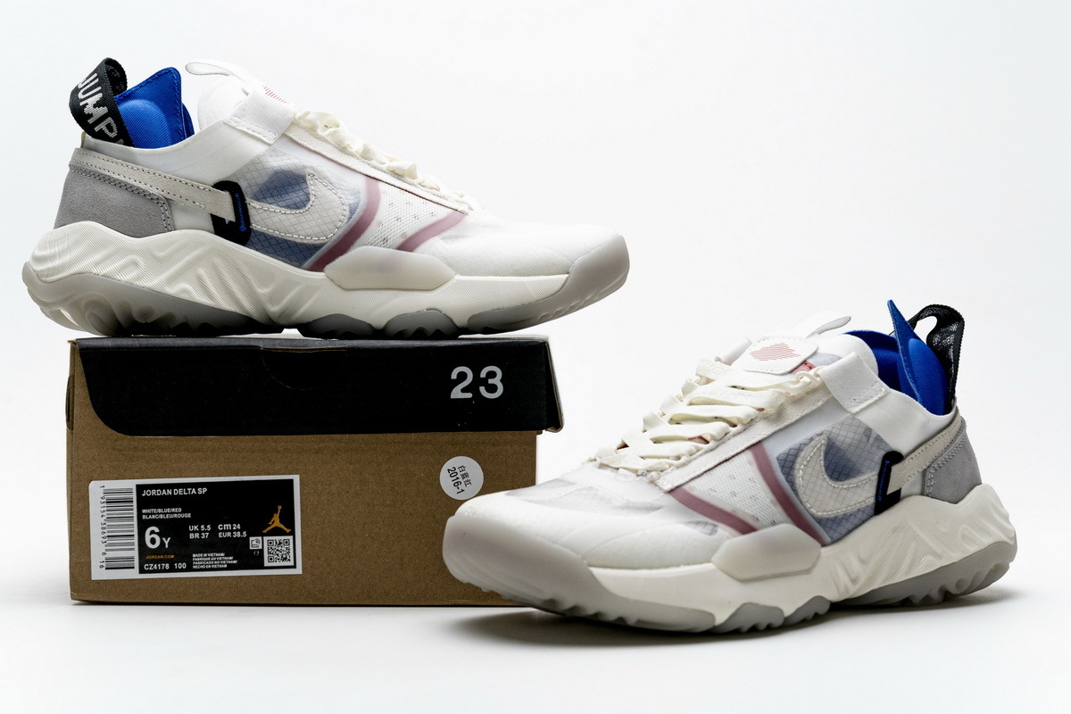 OG Jordan Delta SP White Blue Red, CZ4178-100