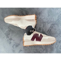 OG New Balance 327 Moonbeam Classic Burgundy (W)，WS327KA