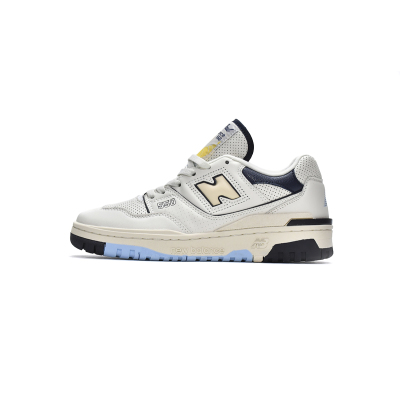 OG New Balance 550 Premuim Pack Beige Blue Background