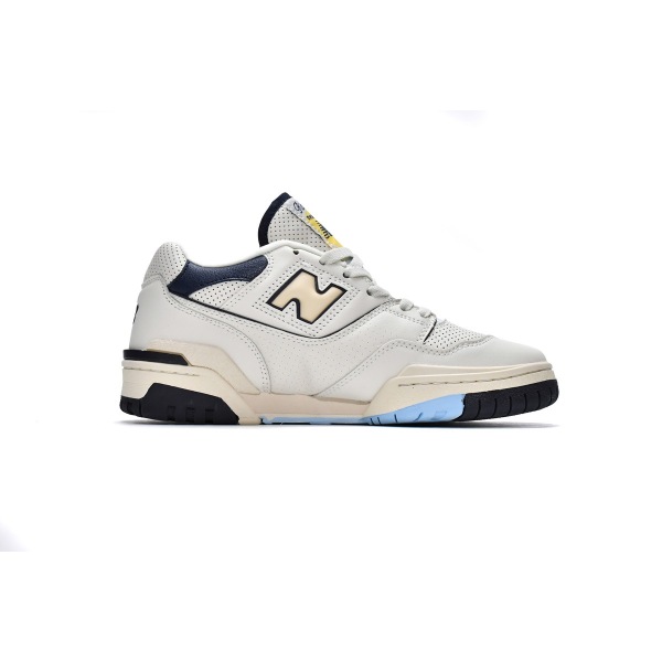 OG New Balance 550 Premuim Pack Beige Blue Background