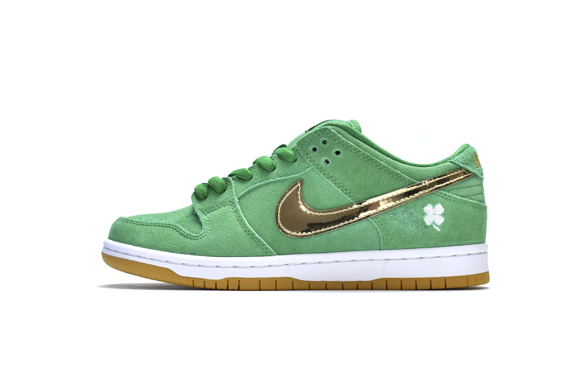 OG SB Dunk Low Pro St. Patrick's Day (2022)，BQ6817-303