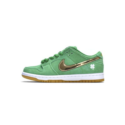 OG SB Dunk Low Pro St. Patrick&#39;s Day (2022)，BQ6817-303