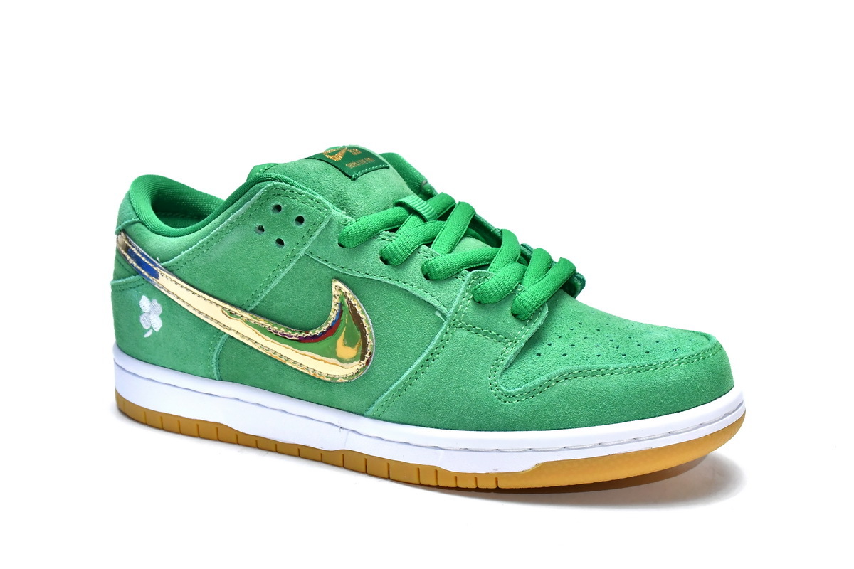 OG SB Dunk Low Pro St. Patrick's Day (2022)，BQ6817-303