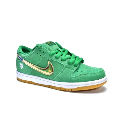 OG SB Dunk Low Pro St. Patrick's Day (2022)，BQ6817-303 02