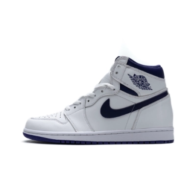 LJR Jordan 1 Retro High OG White Purple，555088-115 01
