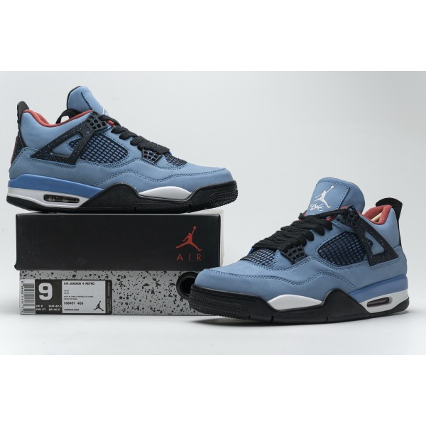 PKGoden Jordan 4 Retro Travis Scott Cactus Jack, 308497-406  