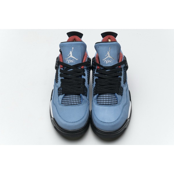 Free Shipping -  PKGoden Jordan 4 Retro Travis Scott Cactus Jack, 308497-406  