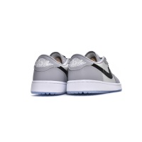 PKGoden Jordan 1 Retro Low Golf Wolf Grey，DD9315-002  