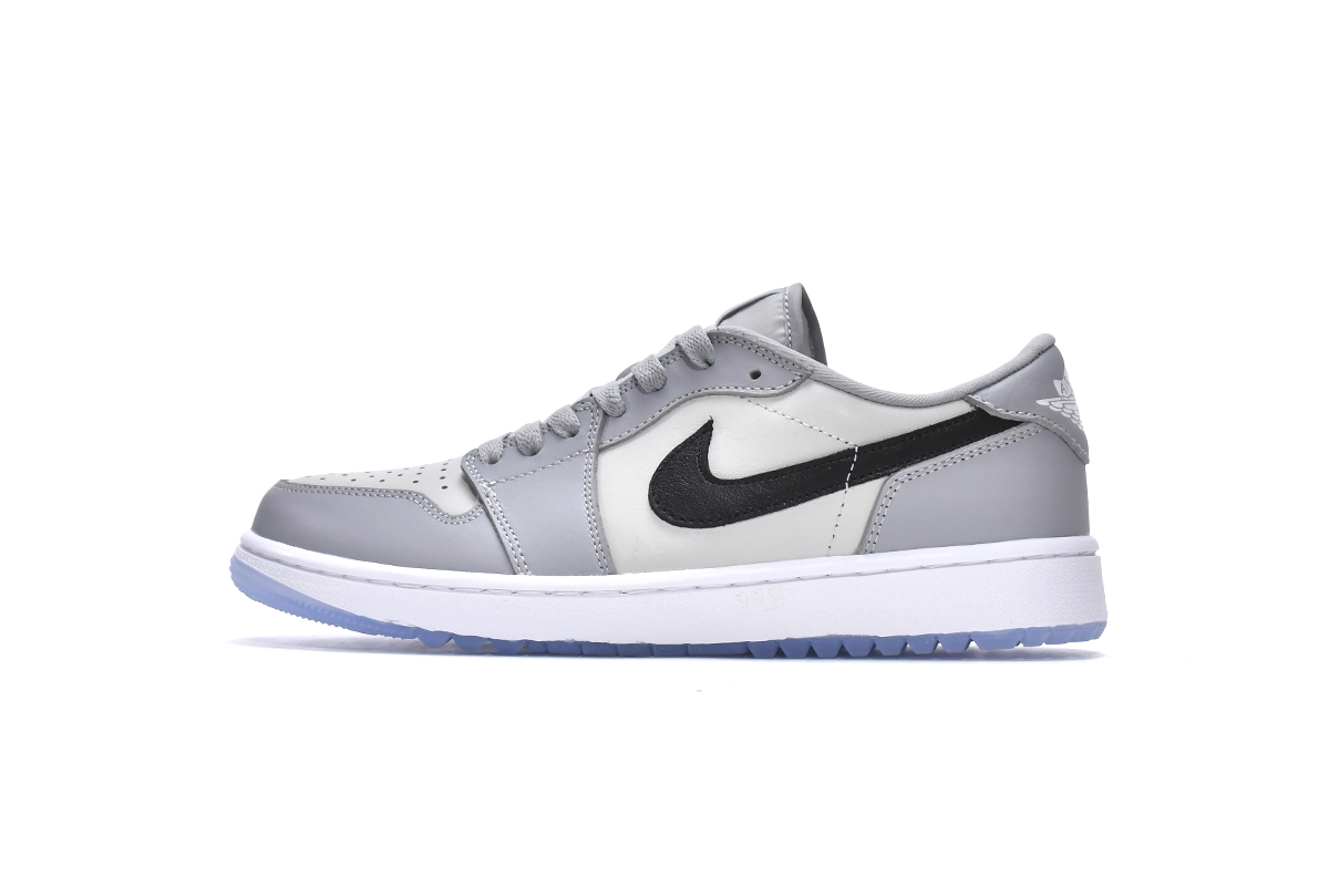 LJR Jordan 1 Retro Low Golf Wolf Grey，DD9315-002  