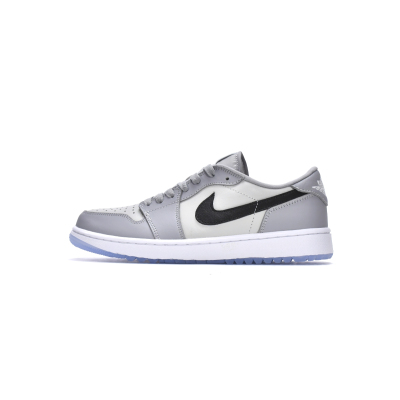 PKGoden Jordan 1 Retro Low Golf Wolf Grey，DD9315-002  