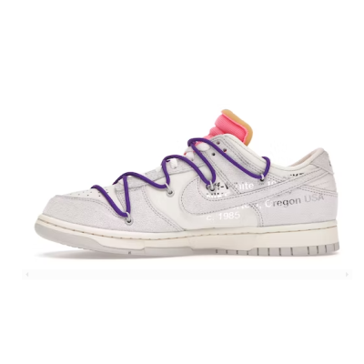 PKGoden Dunk Low Off-White Lot 15，DJ0950-101