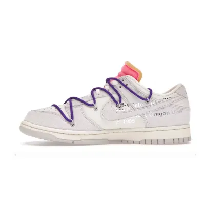 LJR Dunk Low Off-White Lot 15，DJ0950-101 01