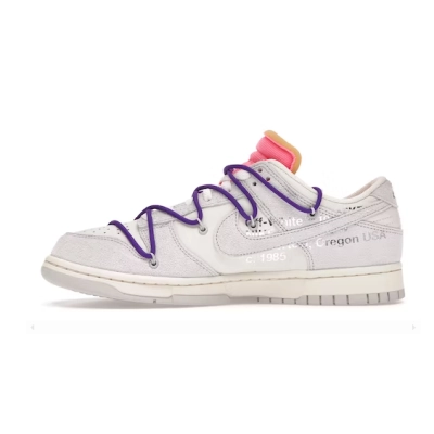 LJR Dunk Low Off-White Lot 15，DJ0950-101 01