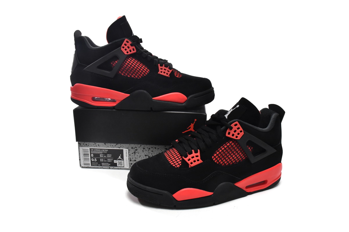 LJR Jordan 4 Retro Red Thunder, CT8527-016