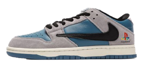 LJR Dunk Low SP Travis Scott PlayStation Grey Blue,CU1726-400
