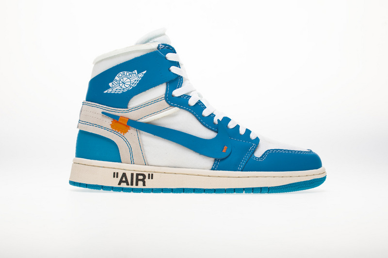 LJR Jordan 1 Retro High Off-White University Blue, AQ0818-148