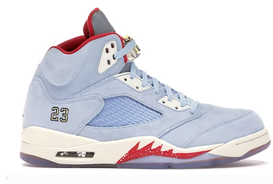 LJR Jordan 5 Retro Trophy Room Ice Blue, CI1899-400