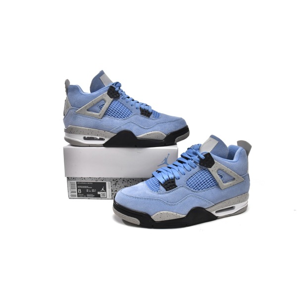 💎Limited-time $20 Off 💎-PKGoden Jordan 4 Retro University Blue, CT8527-400