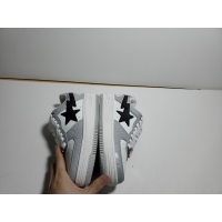 PKGoden A Bathing Ape Bape Sta Low White Grey Black,1G70-109-0004