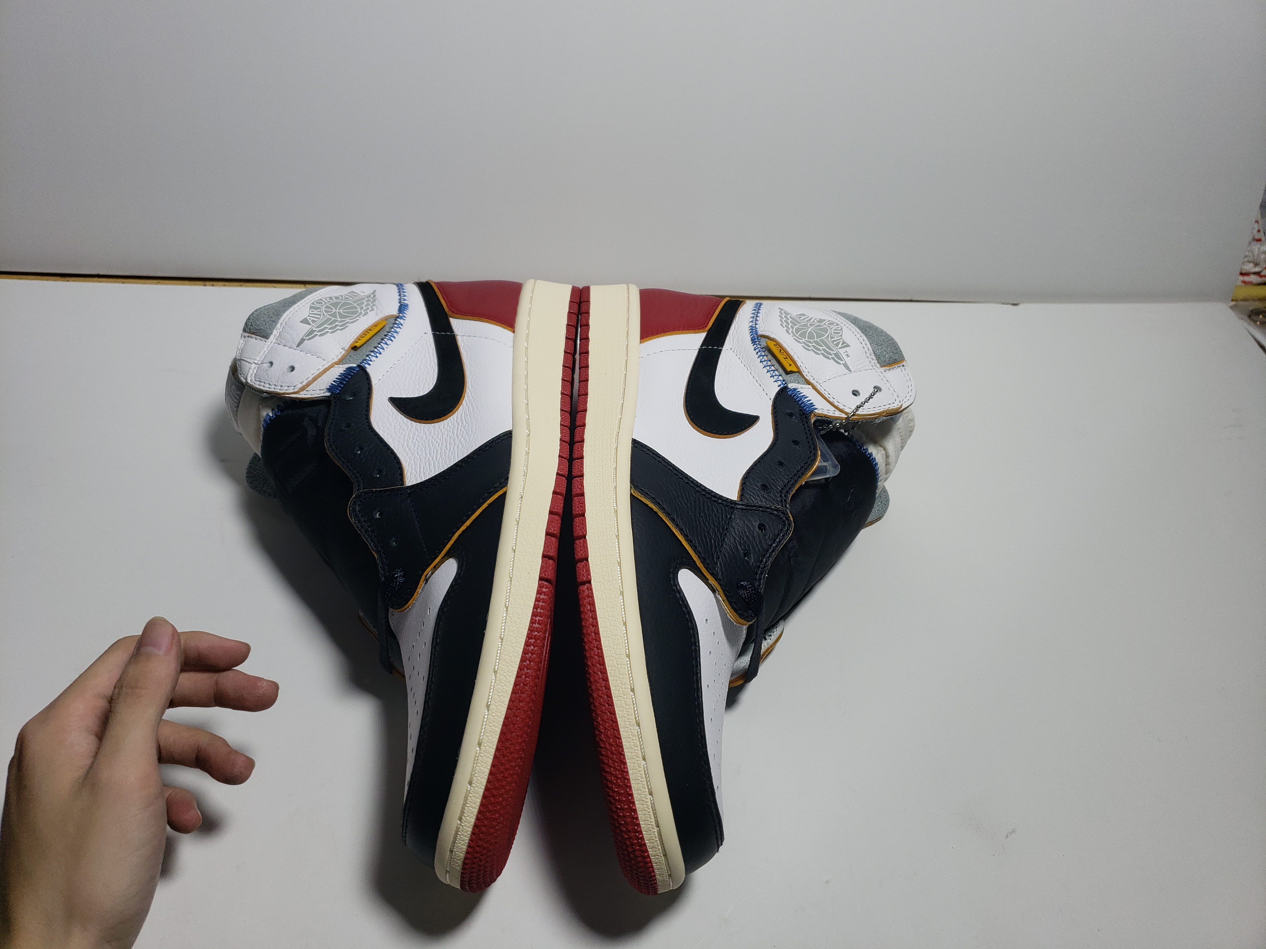 LJR Jordan 1 Retro High Union Los Angeles Black Toe，BV1300-106 