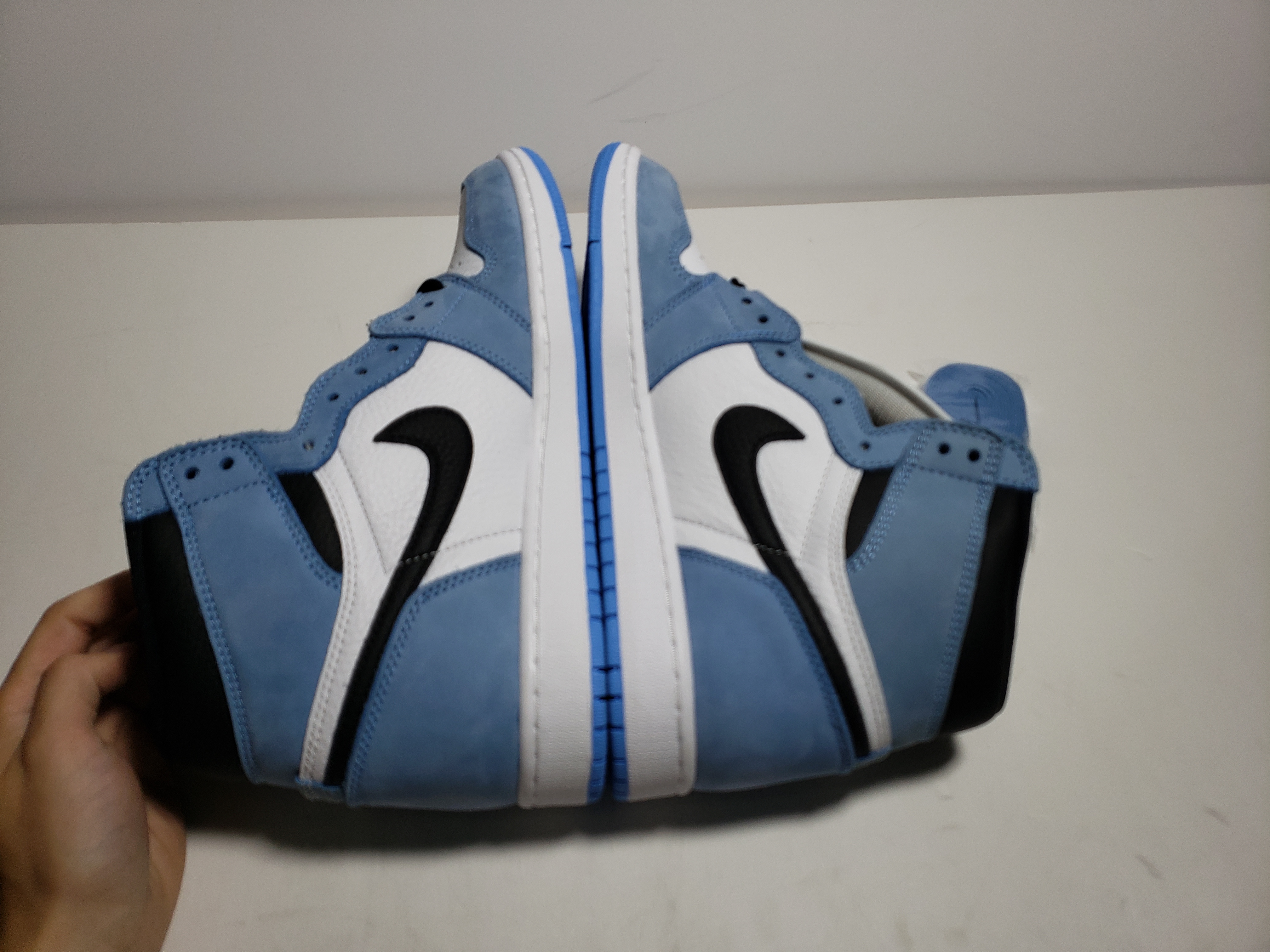 LJR Jordan 1 Retro High White University Blue Black（2021）， 555088-134 