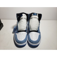 PKGoden Jordan 1 Retro High White University Blue Black（2021）， 555088-134 