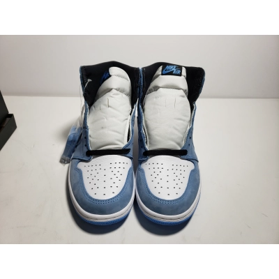 LJR Jordan 1 Retro High White University Blue Black（2021）， 555088-134  02