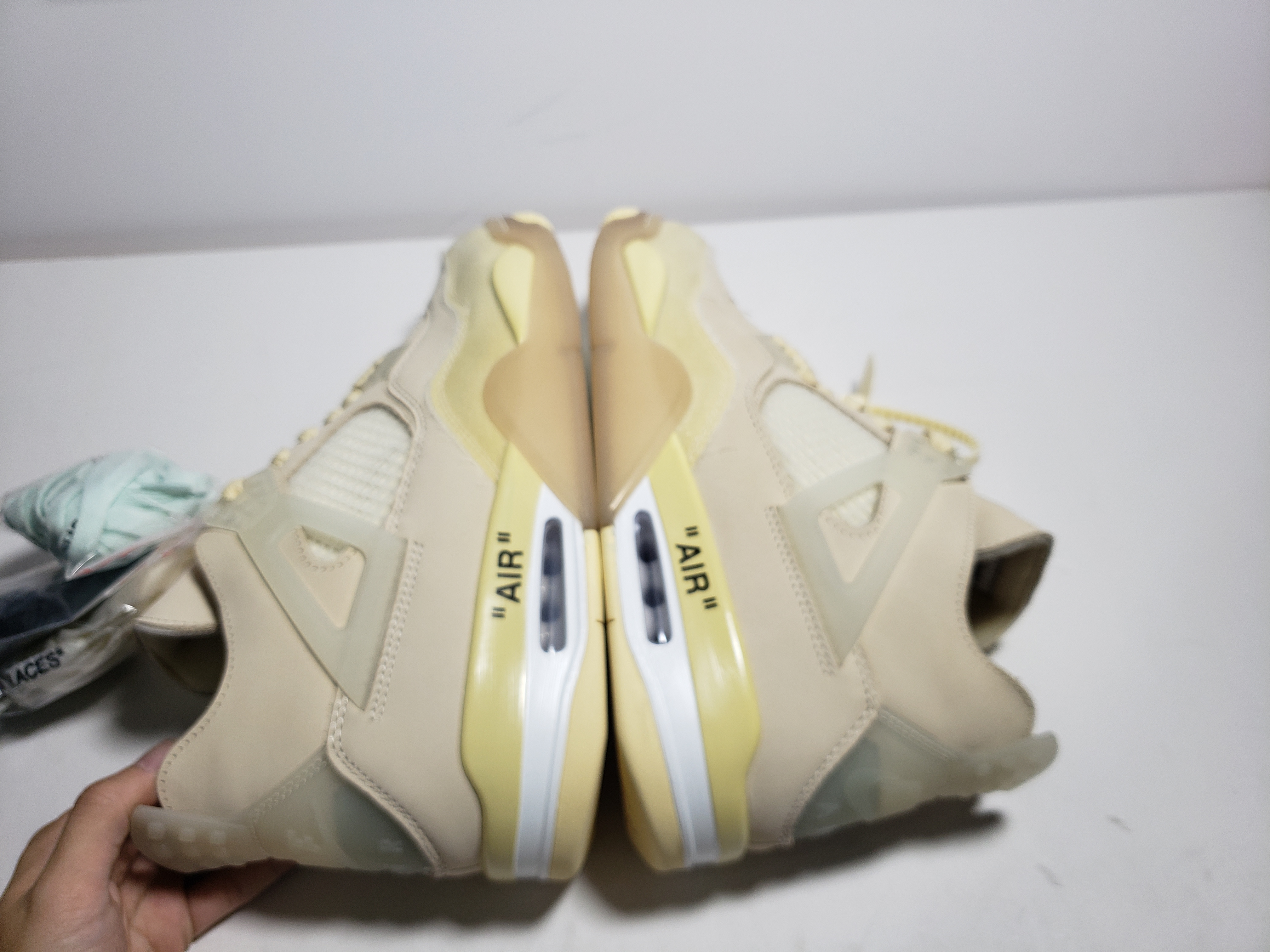 LJR Jordan 4 Retro Off-White Sail, CV9388-100 