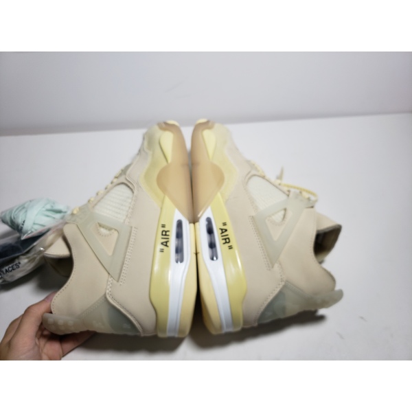 Off-White Air Jordan 4 Sail CV9388-100 Packaging