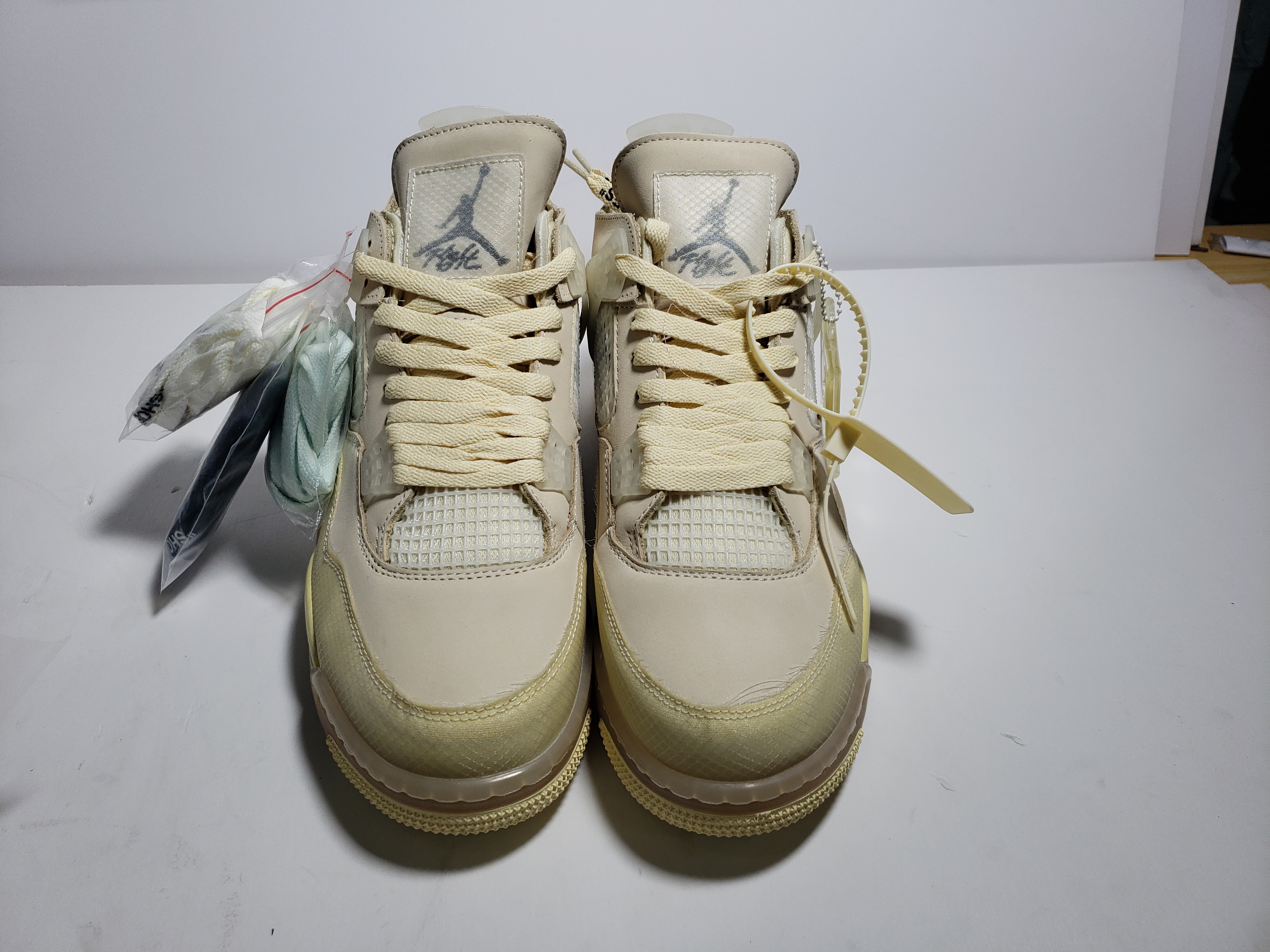 LJR Jordan 4 Retro Off-White Sail, CV9388-100 