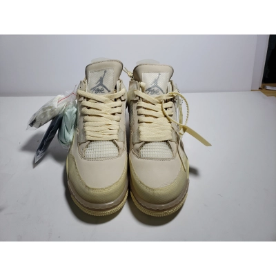 LJR Jordan 4 Retro Off-White Sail, CV9388-100  02