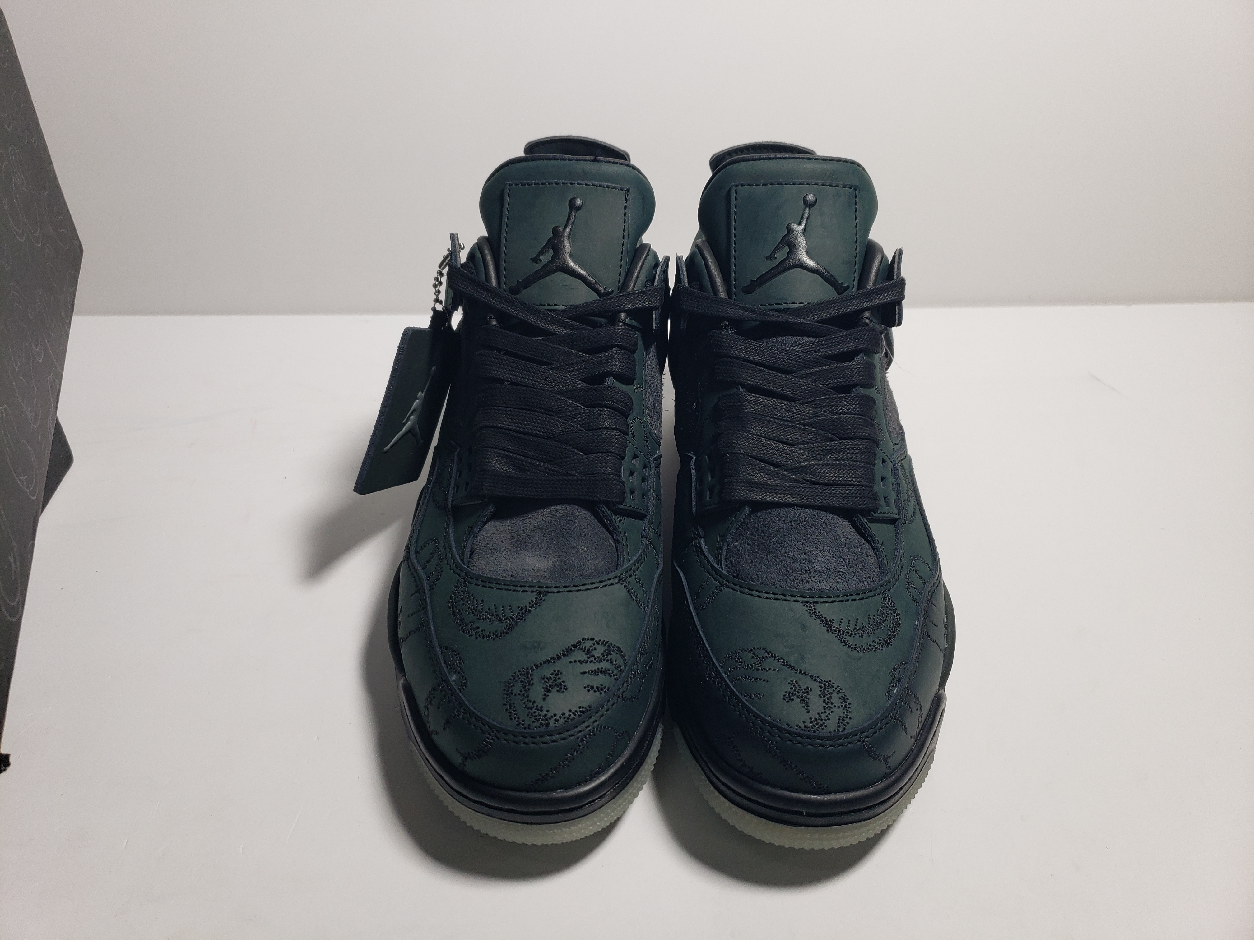 LJR Jordan 4 Retro Kaws Black，930155-001
