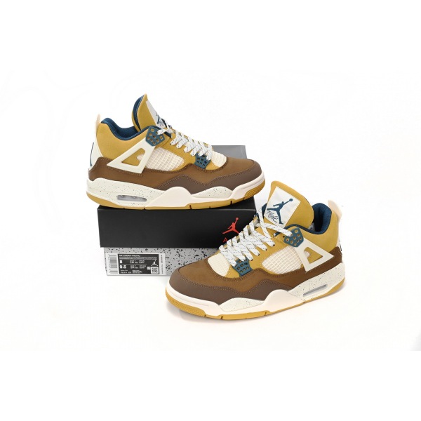 PKGoden Jordan 4 Cacao Wow Brown White,FB2214-200