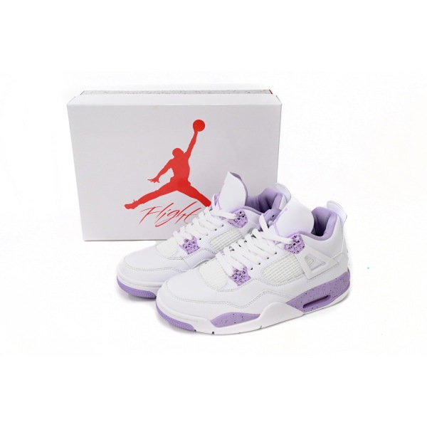 PKGoden Jordan 4 White Purple, CT8527-115