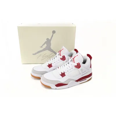 LJR Jordan 4 Retro SB White Red,DR5415-160 02