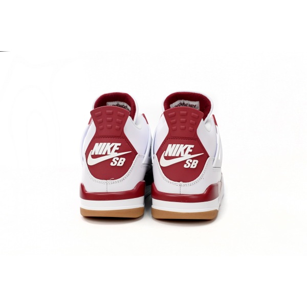 PKGoden Jordan 4 Retro SB White Red,DR5415-160