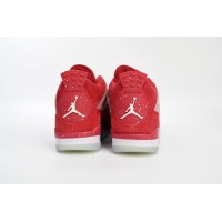 PKGoden Jordan 4 Retro Wine red ink splashing