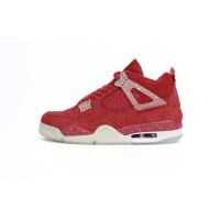 PKGoden Jordan 4 Retro Wine red ink splashing