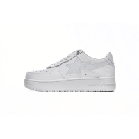 BMLin A Bathing Ape Bape Sta Low White,1H70-191-006