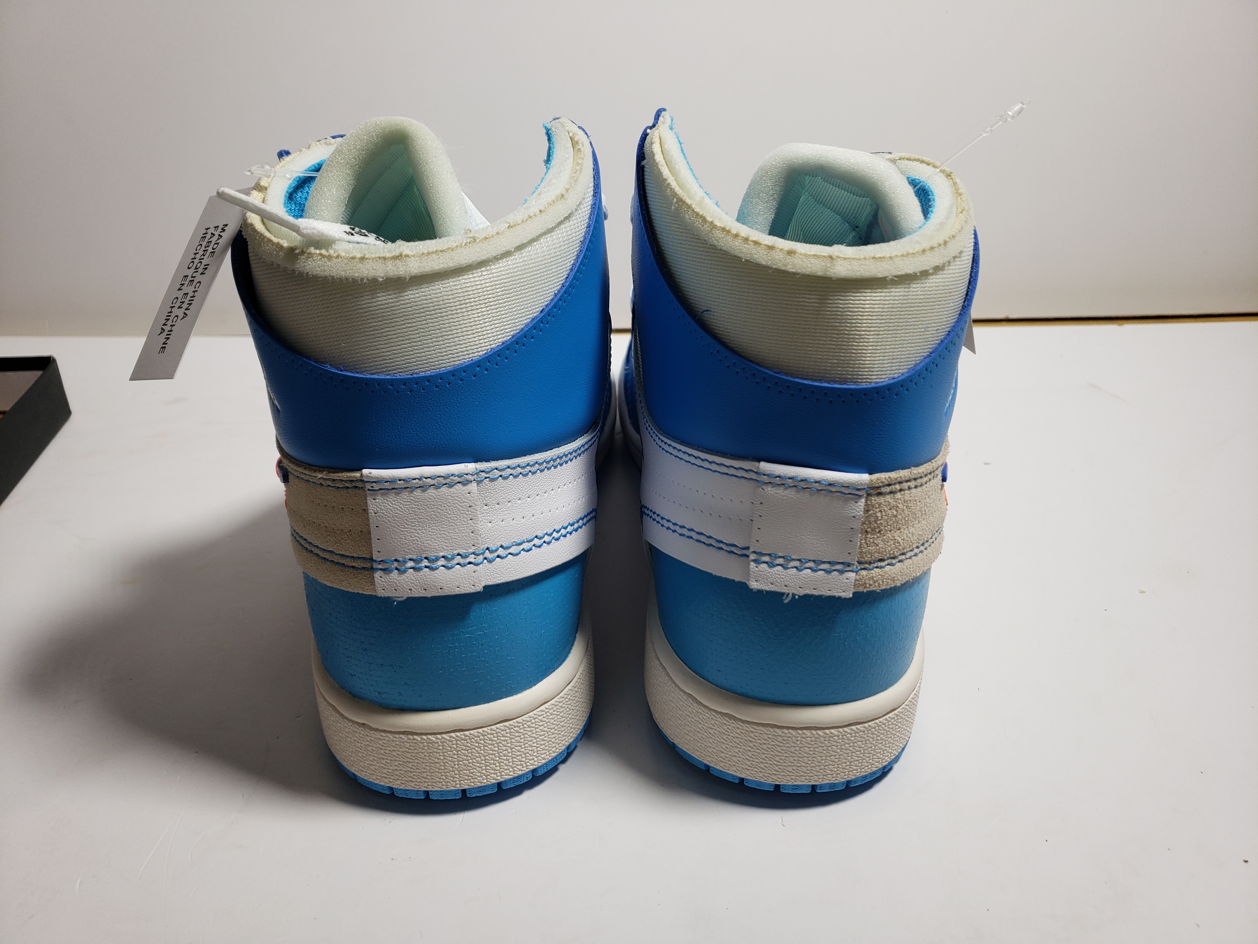 LJR Jordan 1 Retro High Off-White University Blue, AQ0818-148