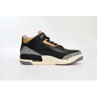 OG Jordan 3 Retro Black Cement Gold (Women's),CK9246-067