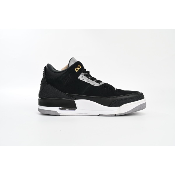 OG Jordan 3 Retro Tinker Black Cement Gold,CK4348-007