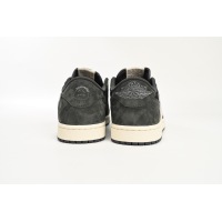 PKGoden Jordan 1 x Travis Scott Low Black Grey Low Help,DM7866-001