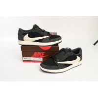 PKGoden Jordan 1 x Travis Scott Low Black Grey Low Help,DM7866-001