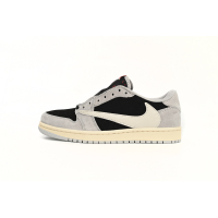 PKGoden Jordan 1 x Travis Scott Low White Grey Low Gang,DM7866-010