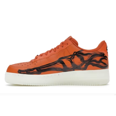 PKGoden Air Force 1 Low Orange Skeleton Halloween (2020),CU8067-800