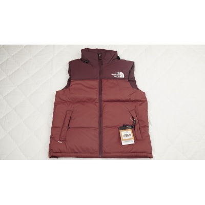 PKGoden The North Face Yellow Color Wine Red