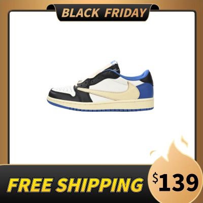 Free Shipping -  PKGoden Jordan 1 Low OG SP fragment design x Travis Scott, DM7866-140