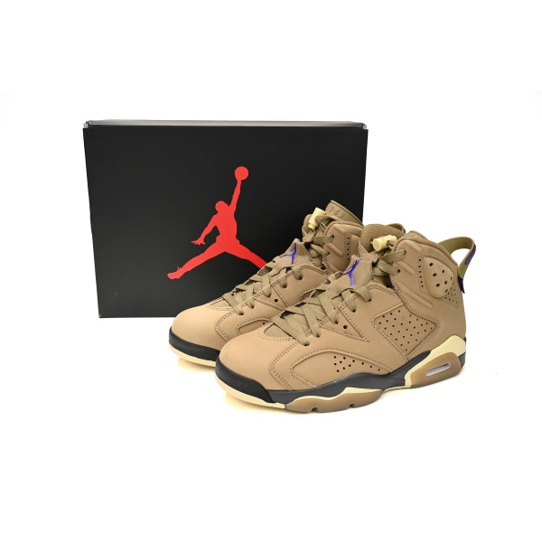 PKGoden Jordan 6 Retro Gore Tex Brown Kelp,FD1643-300